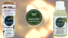 Load image into Gallery viewer, Nativilis Organic Fennel Sweet Essential Oil (Foeniculum vulgare) - 100% Natural - 30ml - (GC/MS Tested)
