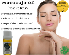 Load image into Gallery viewer, Nativilis Virgin Maracuja Passion Fruit  Oil - (Passiflora Edulis) -  Amazonian Rainforest Collection High Concentration Omega 6 - Sebum Regulating Properties Soothing on Skin Scalp - Copaiba Benefits
