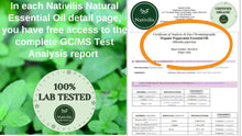 Load image into Gallery viewer, Nativilis Organic Peppermint Essential Oil (Mentha piperita) - 100% Natural - 10ml - (GC/MS Tested)
