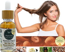Load image into Gallery viewer, Nativilis Murumuru Virgin Oil (Astrocaryum murumuru) Amazonian Rainforest Collection - Skin Hair Care Natural Moisturizer – Less frizzy hair - Won’t clog your pores – Copaiba properties
