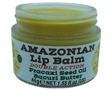 Load image into Gallery viewer, Nativilis AMAZONIAN LIP BALM DOUBLE ACTION FORMULA WITH PRACAXI SEED OIL (Pentaclethra macroloba) + BACURI BUTTER (Platonia insignis) Moisturises Dry Lips and Heals Chapped Lips - Toned Lips - Copaiba
