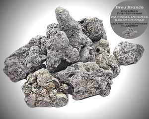 Nativilis Brazilian Frankincense - AMAZONIAN BREU BRANCO NATURAL INCENSE RESIN CHUNKS - Protium heptaphyllum - Shamanic traditional healing practices accompanying prayer - sacred purposes - Ayahuasca ceremony practitioners - Copaiba