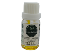 Load image into Gallery viewer, Nativilis Organic Sweet Orange Essential Oil (Citrus sinensis) - 100% Natural - 10ml - (GC/MS Tested)
