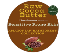 Load image into Gallery viewer, Products Nativilis Amazonian Cocoa Butter Raw (Theobroma cacao) Skin Natural Moisturizer Replenishing skin&#39;s moisture protecting your skin improving elasticity – Copaiba properties
