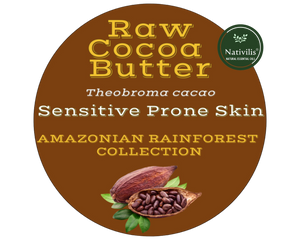 Products Nativilis Amazonian Cocoa Butter Raw (Theobroma cacao) Skin Natural Moisturizer Replenishing skin's moisture protecting your skin improving elasticity – Copaiba properties