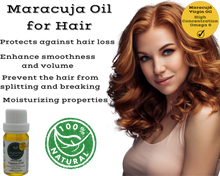 Load image into Gallery viewer, Nativilis Virgin Maracuja Passion Fruit  Oil - (Passiflora Edulis) -  Amazonian Rainforest Collection High Concentration Omega 6 - Sebum Regulating Properties Soothing on Skin Scalp - Copaiba Benefits
