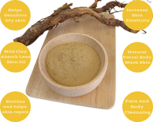Load image into Gallery viewer, Nativilis Amazonian Yellow Clay Mild Powder Kaolin - Natural Facial Body Mask – Absorb Less Oil Perfect for Sensitive Dry Skin – Increased Collagen – Skin Remineralize - Copaiba benefits
