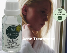 Load image into Gallery viewer, Nativilis Organic Tea Tree Essential Oil (Melaleuca alternifolia) - 100% Natural - 30ml - (GC/MS Tested)
