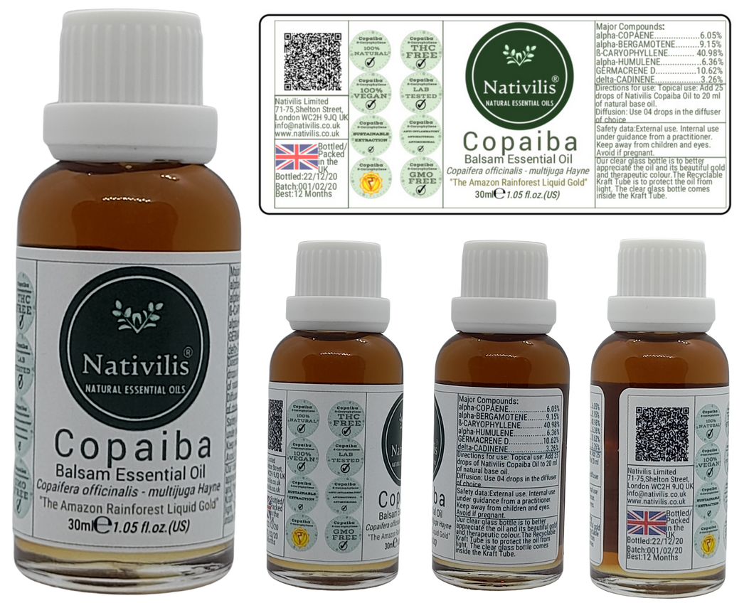 Copaiba Balsam Essential Oil | Nativilis Natural Essential Oils