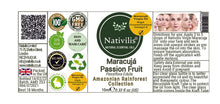 Load image into Gallery viewer, Nativilis Virgin Maracuja Passion Fruit Oil - (Passiflora Edulis) - Amazonian Rainforest Collection High Concentration Omega 6 - Sebum Regulating Properties Soothing on Skin Scalp - Copaiba Benefits
